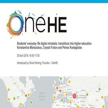 'Students everyday life digital mindsets transitions into higher education'