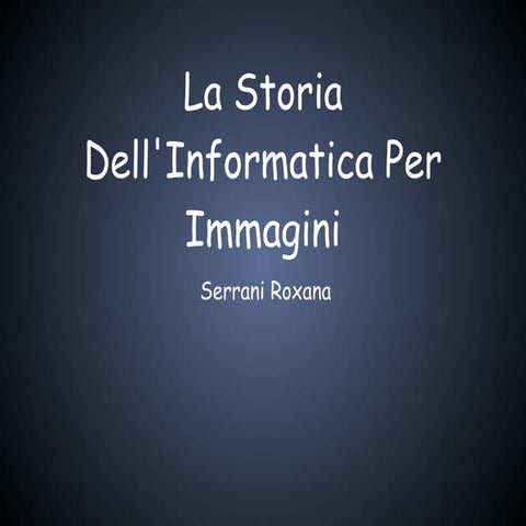 La storia dei computer