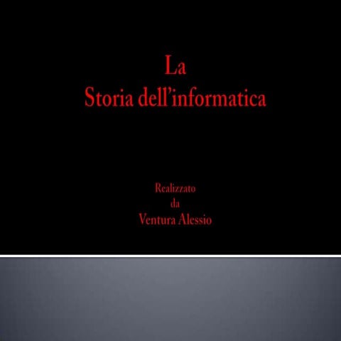 La storia dei computer