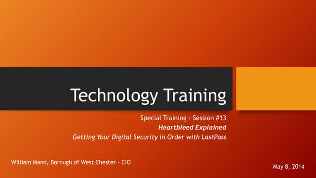 Heartbleed Explained & LastPass Demo