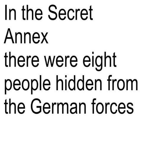 How Many People Were In The Secret Annex