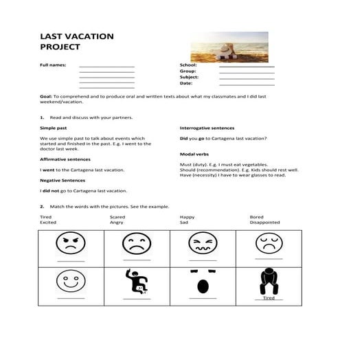 LAST VACATION PROJECT | PDF
