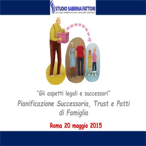 Aspetti legali e successori: Pianificazione Successoria, Trust e Patti di Fam...