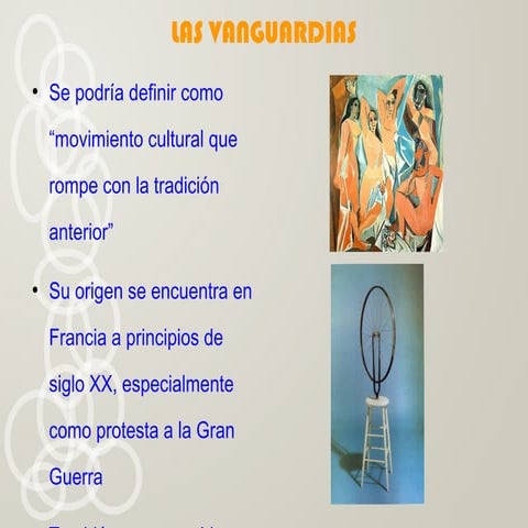 LA LITERATURA DE LAS VANGUARDIAS PRESENTACIÓN PPT | PPTX