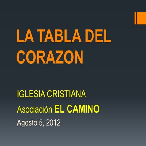La Tabla del Corazon