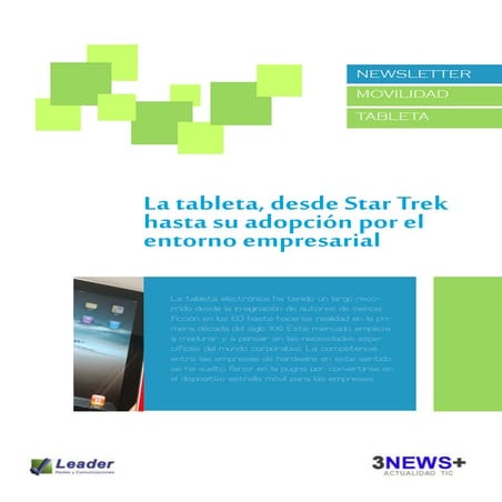 Tablet en la empresa