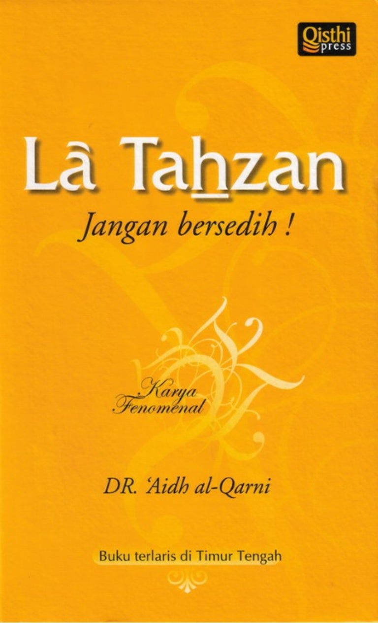 La Tahzan Jangan Bersedih