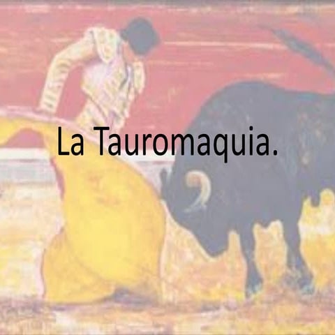 La tauromaquia