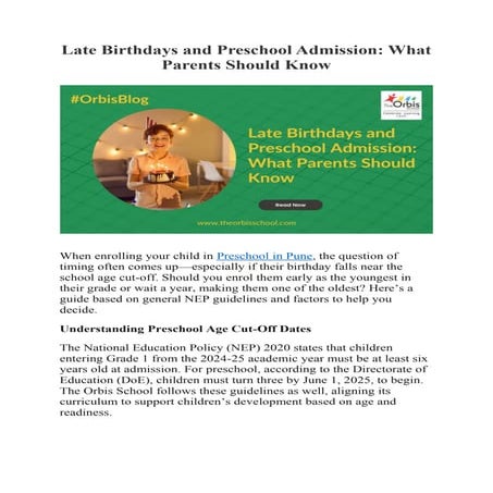 What Is The Best Age To Start Preschool.pptx