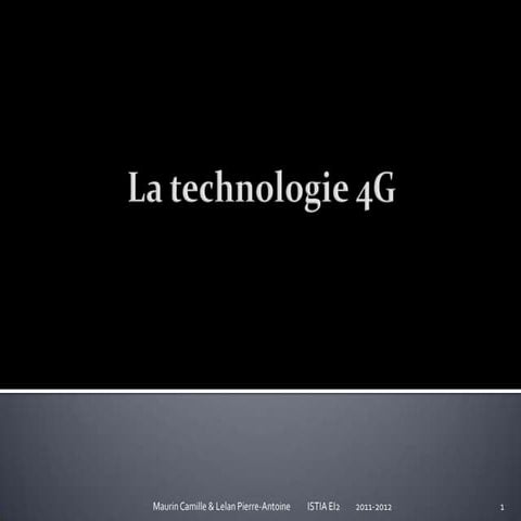 La technologie 4 g2