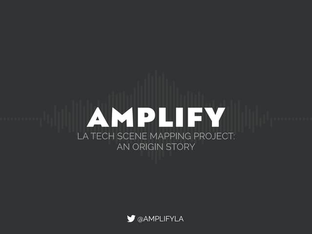Los Angeles Tech Scene Mapping Project