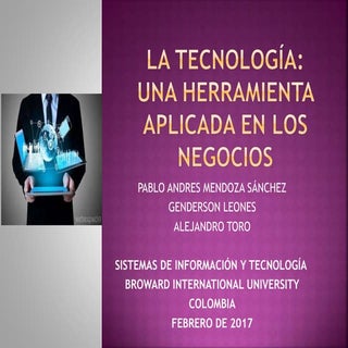 La tecnología en los negocios