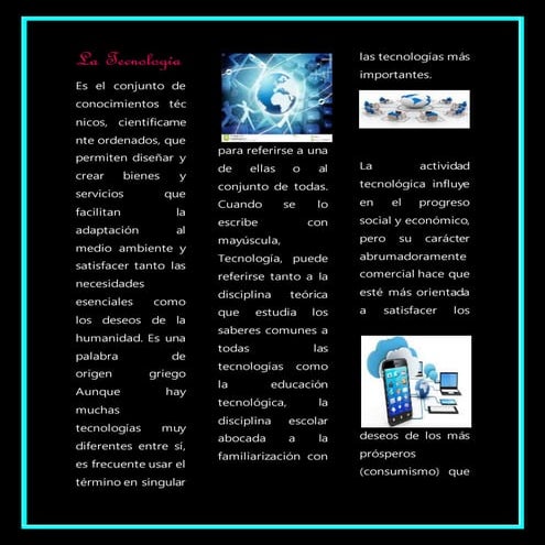 La tecnologia