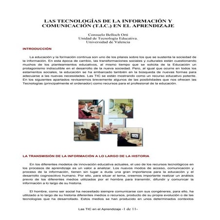 La tecnologia de la informacion_IAFJSR | PDF