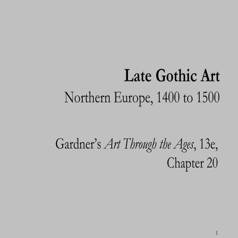 Late Gothic