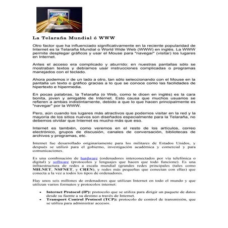 La TelarañA Mundial