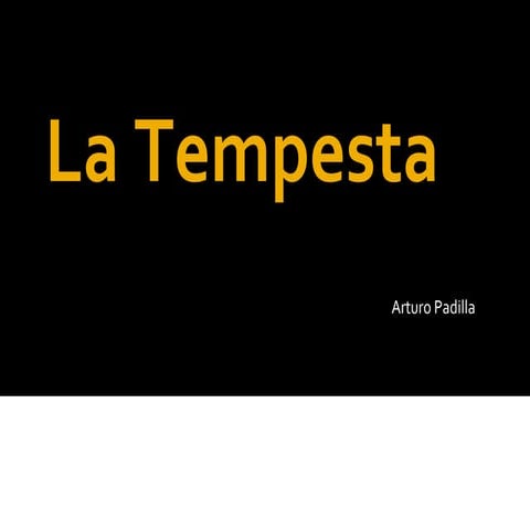 La tempesta 