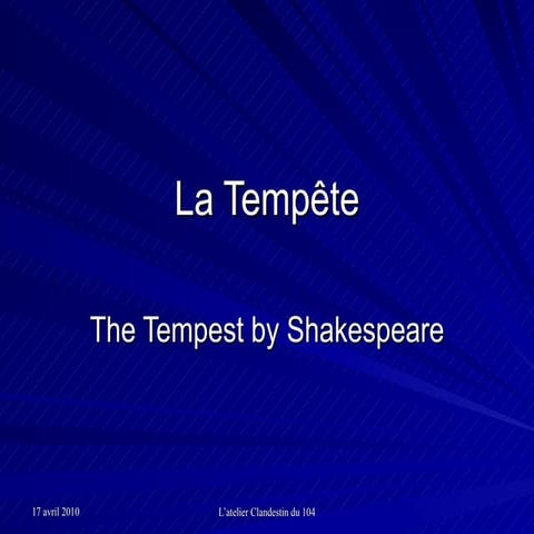 La tempête