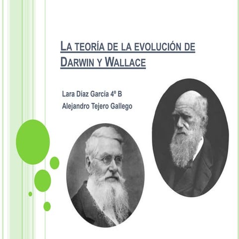 La teoría de la evoluciónde Darwin y Wallace