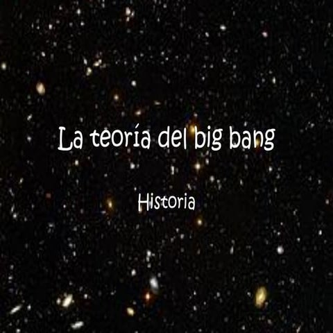 La teoría del big bang pdf