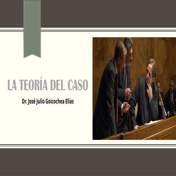 LA TEORÍA DEL CASO - CONFERENCIA EN TACNA