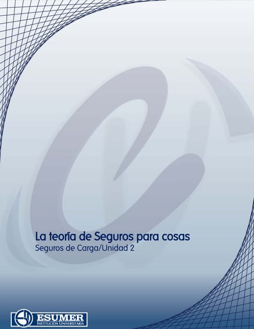 La teoria de seguros para cosas