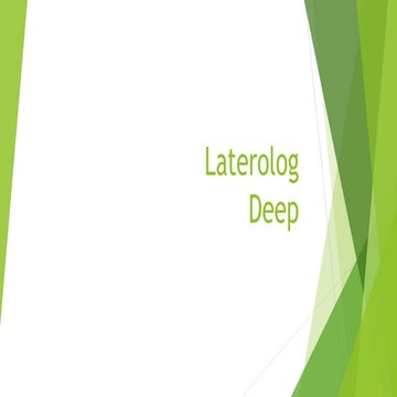 Lateral log deep lld