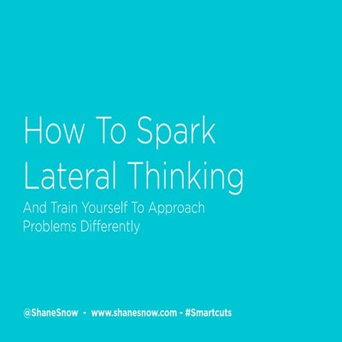 How To Spark Lateral Thinking