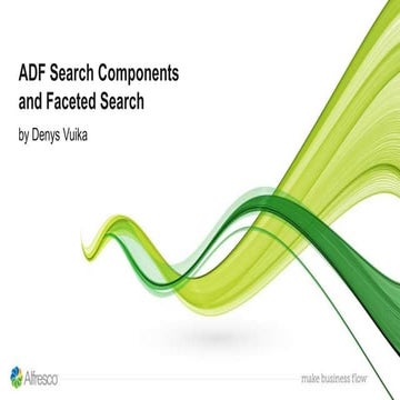 Latest ADF Search Components and Faceted Search