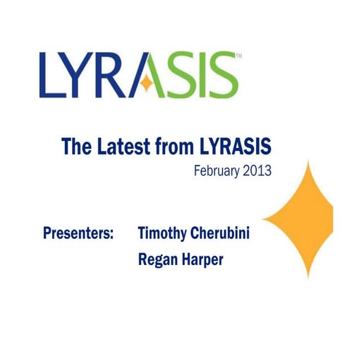 Latest from lyrasis february 2013 -final