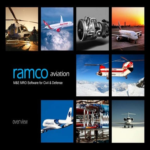Ramco Aviation M&E MRO Software for Civil & Defense