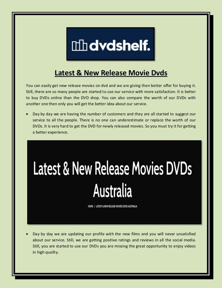 latest movies on dvd