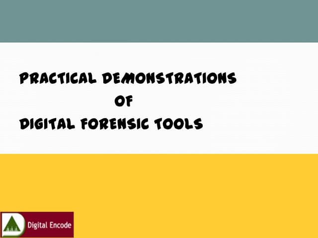 Latest presentation