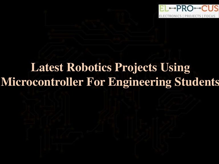 latest robotics projects