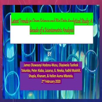 Latest trends in open science and big data analytical study: a decade of scie...