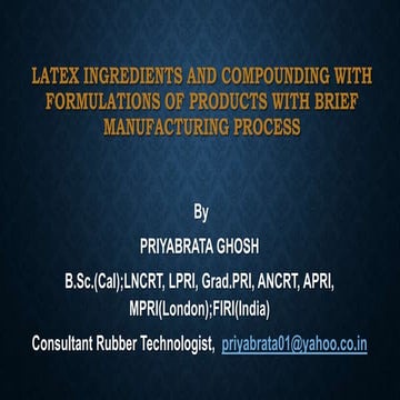 Latex ingredients (powerpoint)