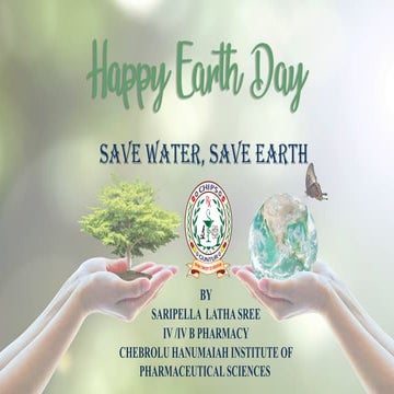 Save water 22 | PPTX