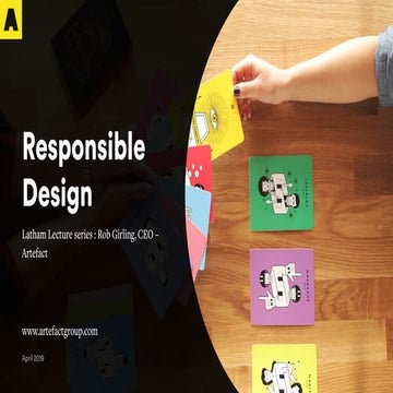 Responsible Design - an introduction.