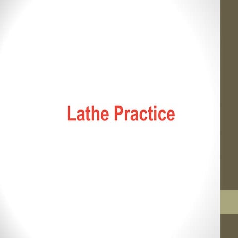 Lathe machine