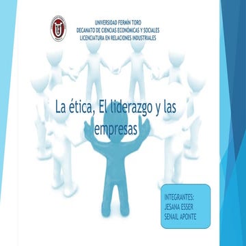 La ética, el liderazgo y las empresas