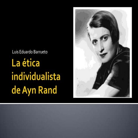 La ética objetivista