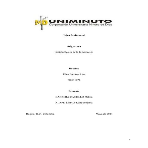 La Ética Profesional