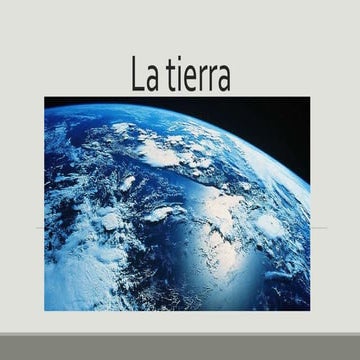 La tierra