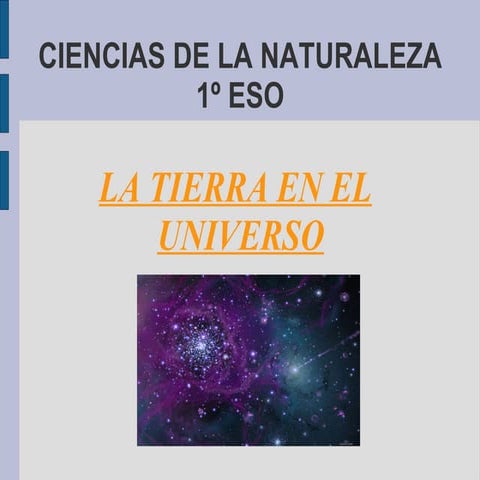 La tierra en el universo