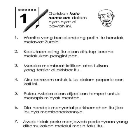 Latihan Kata Nama