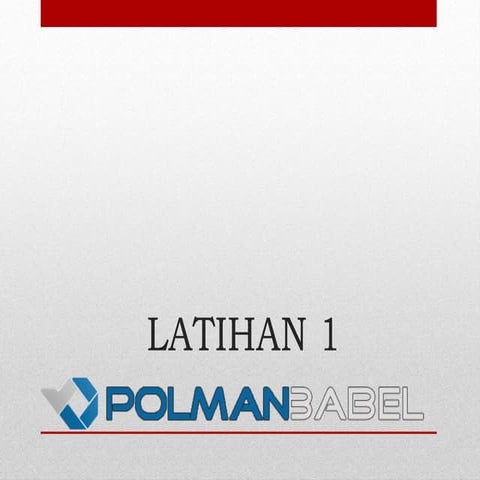 Latihan 1