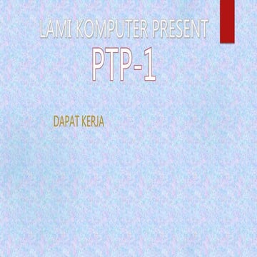 Latihan 1 power point