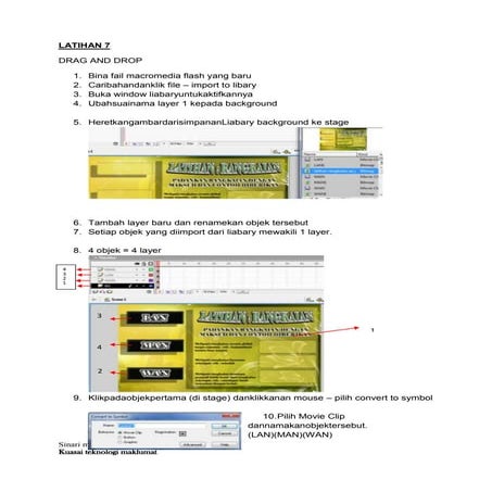 Latihan 7 drag and drop