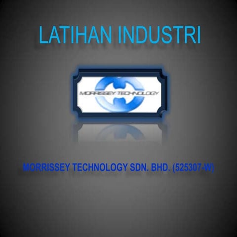 Industrial Training Presentation