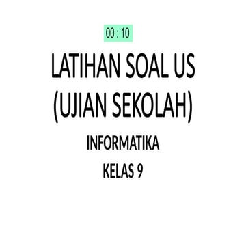 Soal latihan junior level - soal python | PDF